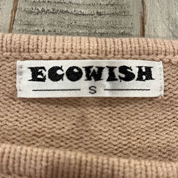 Women Sweater Long Sleeve Color Block Knit Pullover Sweaters Crew Neck Patchwork - Picture 5 of 7